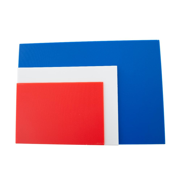 Доска разделочная 400х300х12 красная пластик